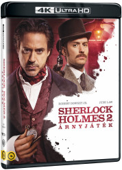 Sherlock Holmes: Hra stínů - 4K Ultra HD Blu-ray (maďarský obal)