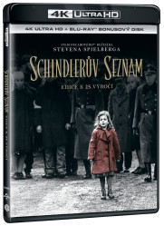 Schindlerův seznam - výroční edice 25 let - 4K UHD Blu-ray + BD bonus