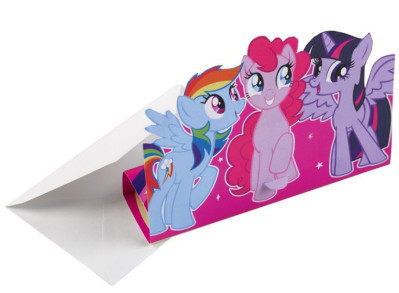 PÁRTY Pozvánky & Obálky (8ks) My Little Pony