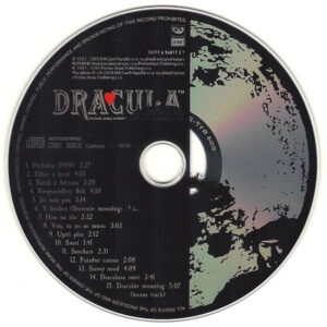 detail Drákula - muzikál CD pošetka