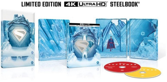 detail Superman (2025) - 4K UHD + Blu-ray Steelbook motiv WW s plastovým rukávem