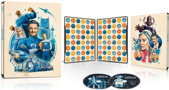 detail Fantastická 4: První kroky - 4K UHD + BD Limitovaná sběratelská edice Steelbook