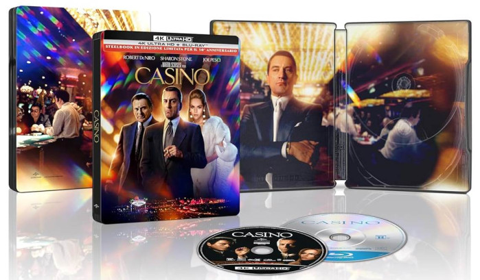 detail Casino - 4K Ultra HD Blu-ray + Blu-ray Steelbook (bez CZ)