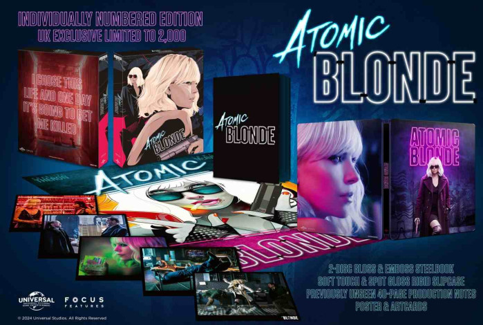 detail Atomic Blonde - Limit. Steelbook edice 4K Ultra HD + Blu-ray (bez CZ)