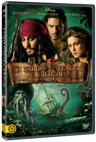 Piráti z Karibiku: Truhla mrtvého muže - DVD (maďarský obal)