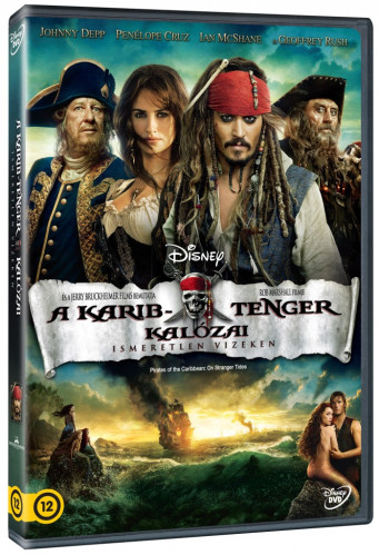 Piráti z Karibiku: Na vlnách podivna - DVD (maďarský obal)