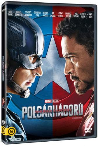 Captain America: Občanská válka - DVD (maďarský obal)