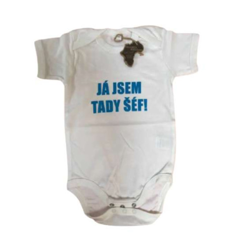 Dětské body BABBYBUGZ: Já jsem tady šéf! 12-18m, 76-86cm