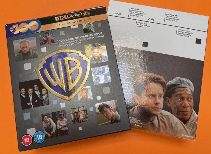 detail 100 let Warner Bros. - kolekce pěti moderních filmových trháků - 4K UHD Blu-ray