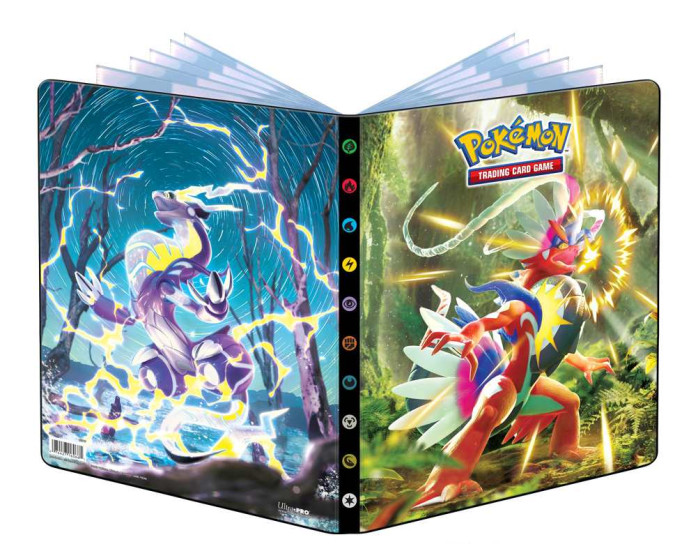 detail Pokémon: A4 album 252 karet (Scarlet and Violet) + Pokémon 20 sb. karet