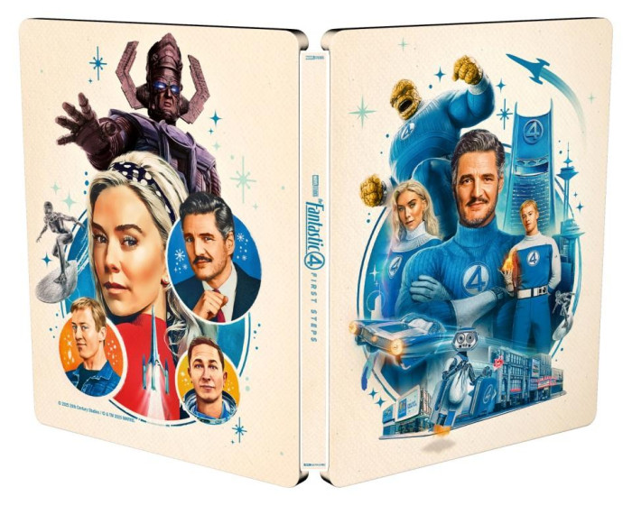 detail Fantastická 4: První kroky - 4K UHD + BD Limitovaná sběratelská edice Steelbook
