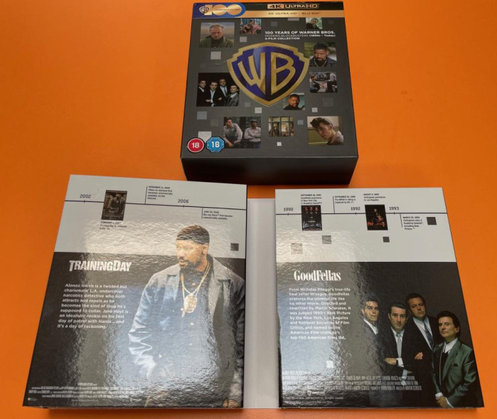 detail 100 let Warner Bros. - kolekce pěti moderních filmových trháků - 4K UHD Blu-ray