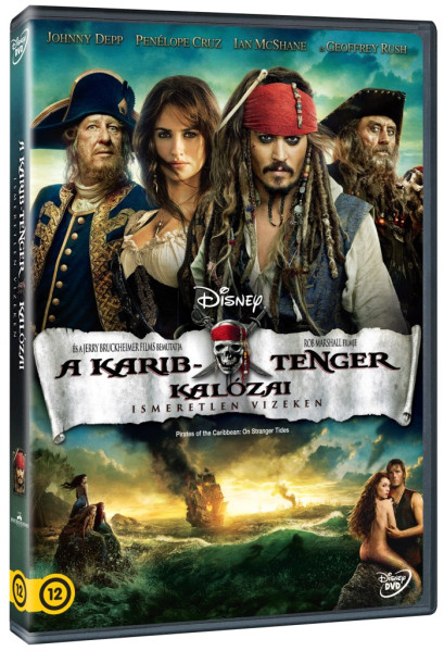 detail Piráti z Karibiku: Na vlnách podivna - DVD (maďarský obal)
