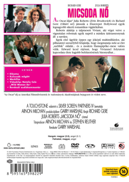 detail Pretty Woman - DVD (maďarský obal)