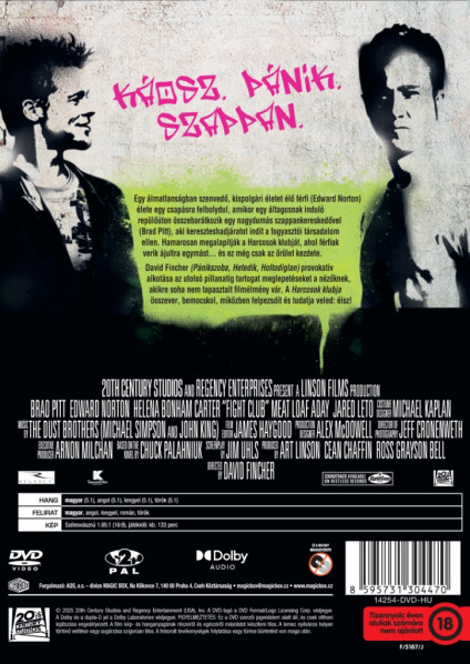 detail Klub rváčů - DVD (maďarský obal) bez CZ