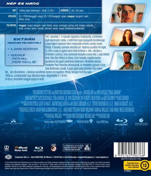 detail Pearl Harbor - Blu-ray (maďarský obal)