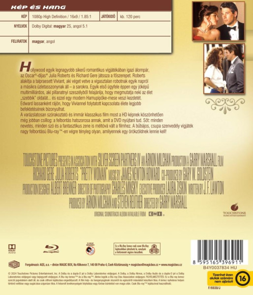 detail Pretty Woman - Blu-ray (maďarský obal)