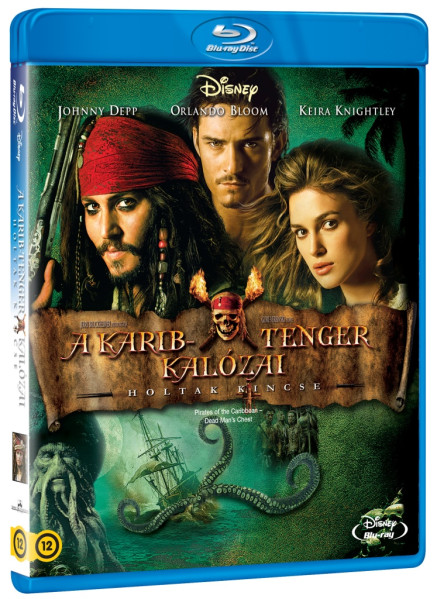 detail Piráti z Karibiku: Truhla mrtvého muže - Blu-ray (maďarský obal)