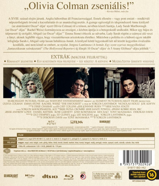 detail Favoritka - Blu-ray (maďarský obal)