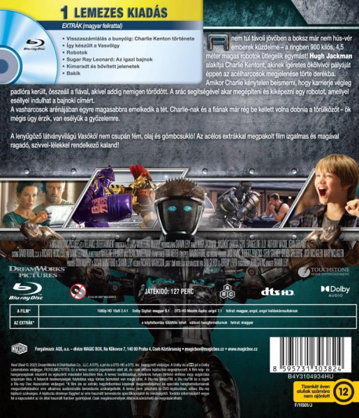 detail Ocelová pěst - Blu-ray (maďarský obal)