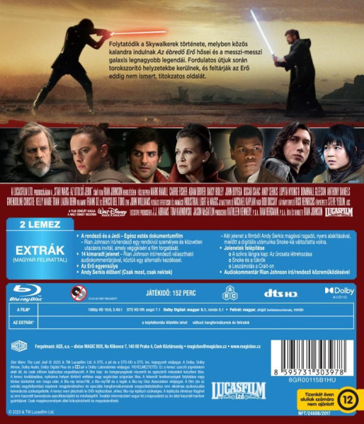 detail Star Wars: Poslední z Jediů - Blu-ray 2BD (maďarský obal) bez CZ