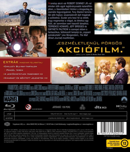 detail Iron Man - Blu-ray (maďarský obal) bez CZ