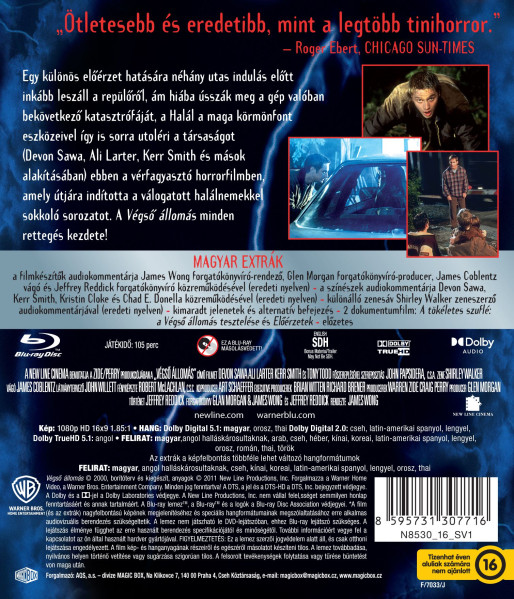 detail Nezvratný osud - Blu-ray (maďarský obal)