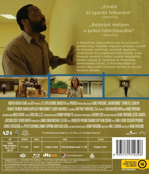detail Backrooms - Blu-ray (maďarský obal)