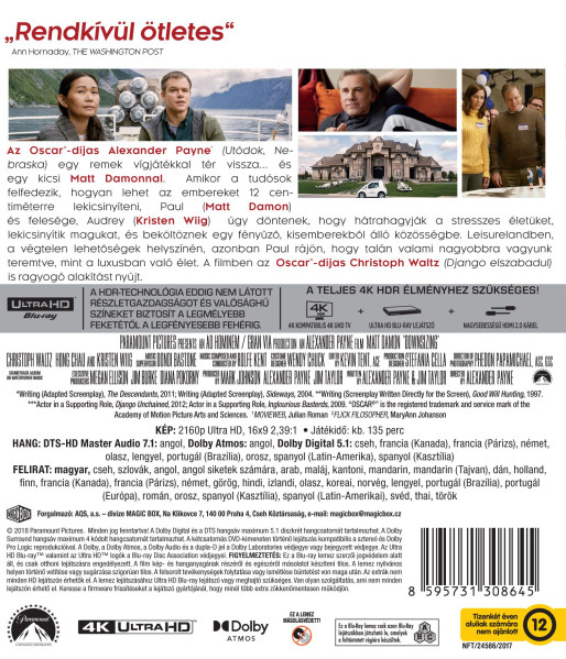 detail Zmenšování - 4K Ultra HD Blu-ray (maďarský obal)