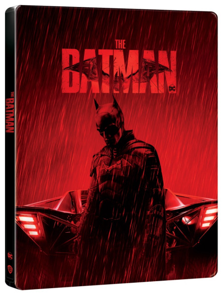 detail Batman (2022) - 4K + BD + BD bonus Steelbook motiv Batmobile Tail Lights