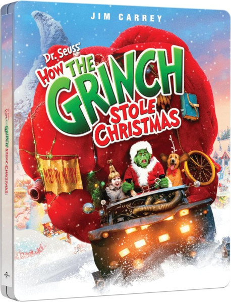 detail Grinch 25th Anniversary - 4K UHD Blu-ray + Blu-ray Steelbook (bez CZ)