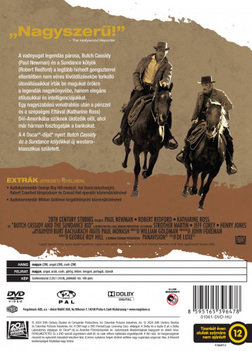Butch Cassidy a Sundance Kid - DVD (maďarský obal)