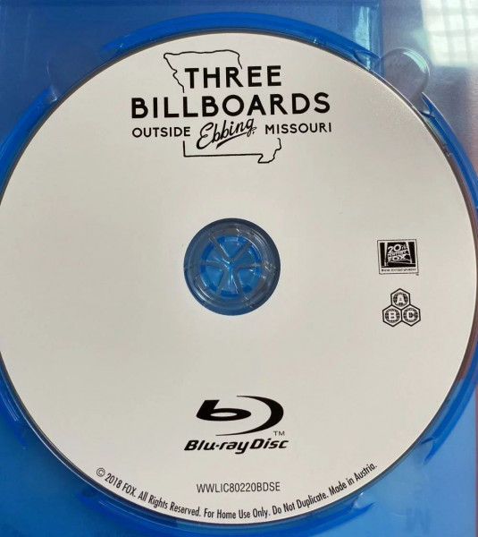 detail Tři billboardy kousek za Ebbingem - Blu-ray - outlet