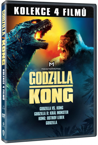 Godzilla a Kong kolekce - 4DVD