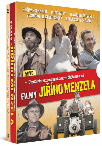 Filmy Jiřího Menzela - 5DVD Digitálně restaurováno a nově digitalizováno