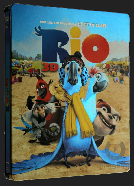 detail Rio - Blu-ray 3D + 2D Steelbook