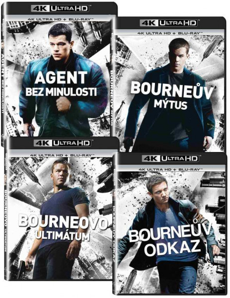 detail Bourneova kolekce 4 filmů - 4K Ultra HD Blu-ray + Blu-ray (8BD)