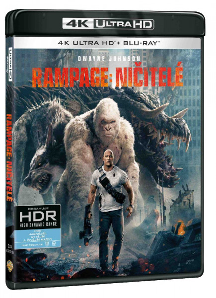 detail Rampage: Ničitelé - 4K UHD Blu-ray + Blu-ray (2 BD)