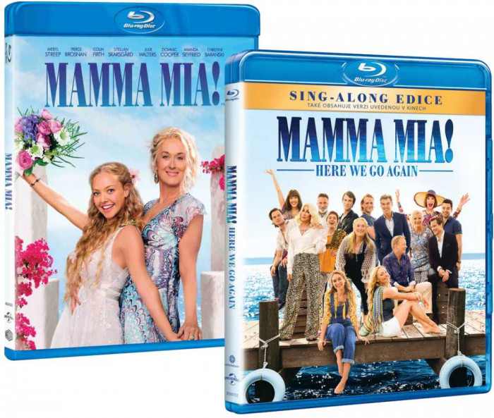 detail Mamma Mia!: Kolekce 2 filmů - Blu-ray 2BD jednotlivé krabičky