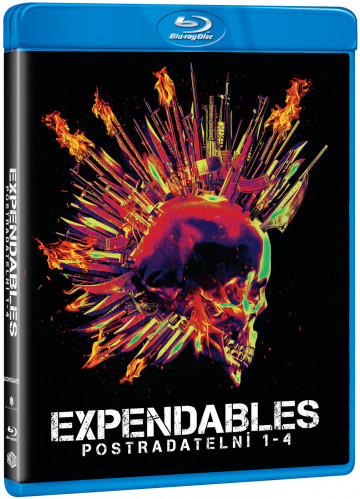 Expendables: Postradatelní 1-4 kolekce Blu-ray 4BD