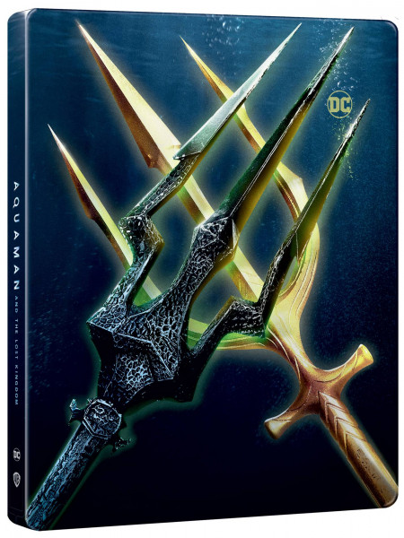 detail Aquaman a ztracené království - Blu-ray + DVD Steelbook Tridents