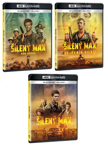 detail Šílený Max trilogie - 4K Ultra HD Blu-ray + Blu-ray (6BD)