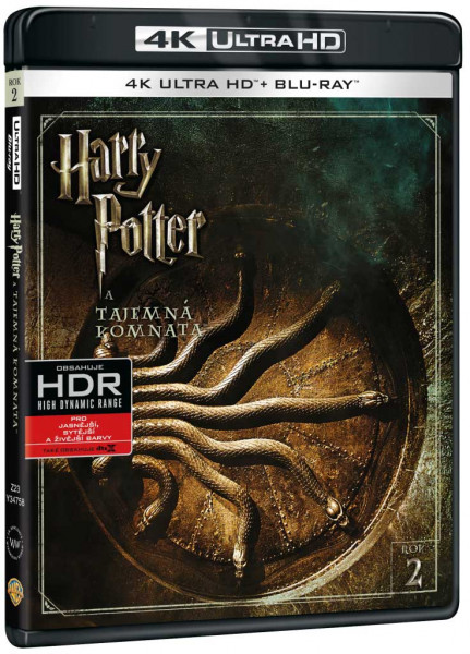 detail Harry Potter a Tajemná komnata - 4K Ultra HD Blu-ray + Blu-ray (2BD)