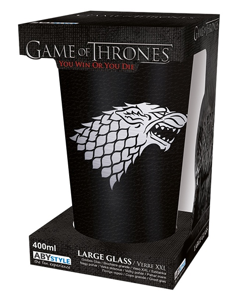 detail Sklenice Game of Thrones - Stark 400 ml