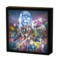 Světelný obraz Avengers Infinity War 25 x 25 cm