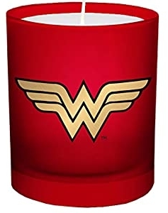 detail Skleněná svíčka - Wonder Woman
