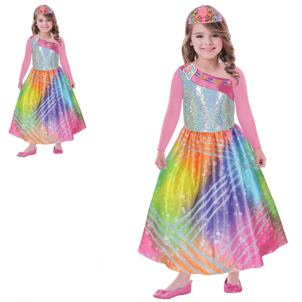 detail Dětský kostým - Barbie magická duha 5-7 let