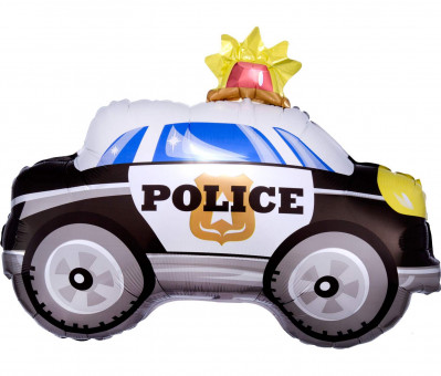Foliový balónek - Policejní auto, 60cm